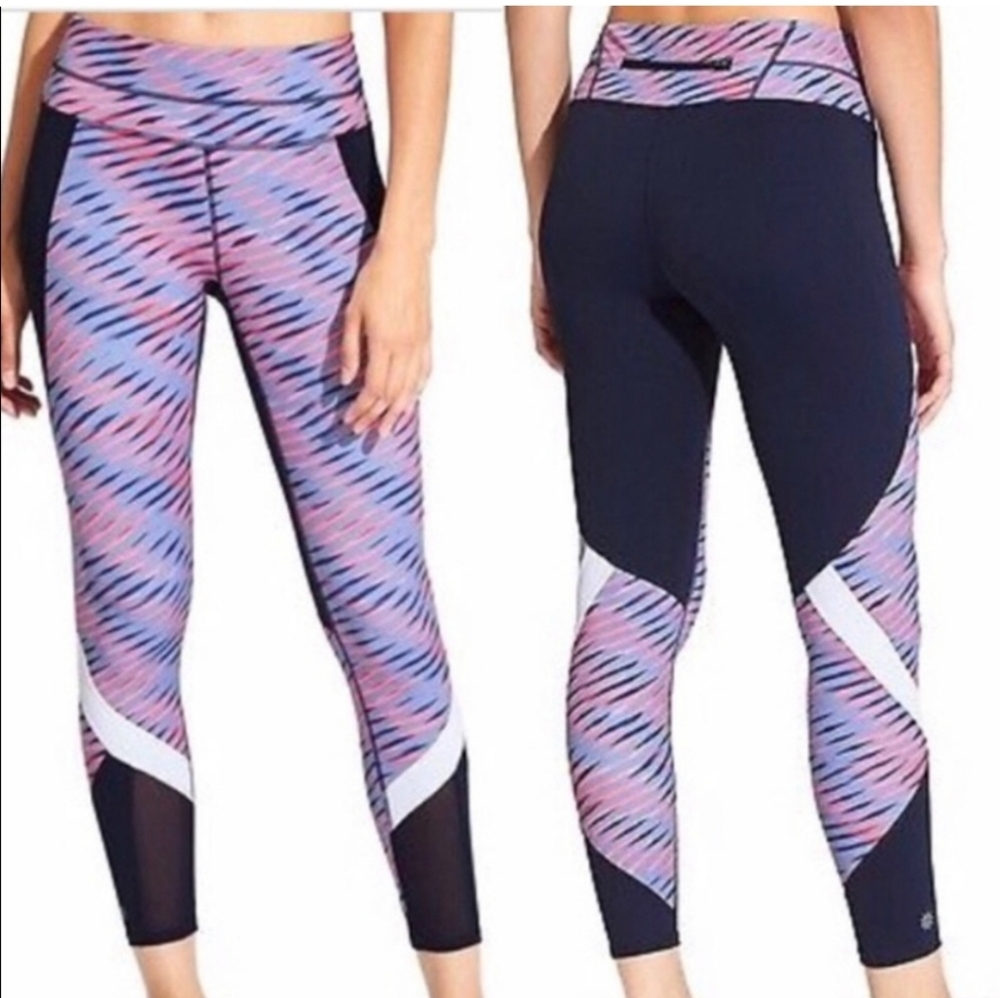 Athleta‎ Electra Sonar 7/8 Tight Yoga Run Gym Workout Train Women Size XS